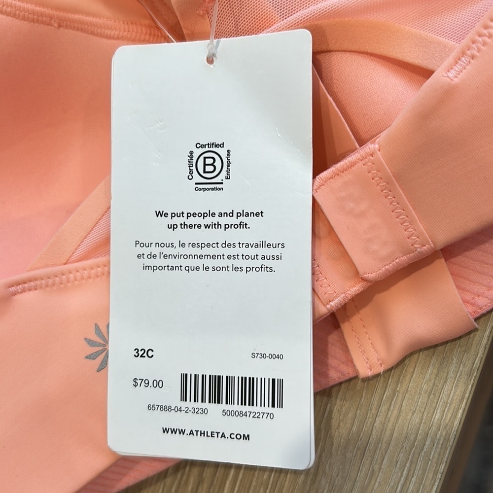 Athleta Advance Zip Front Bra, Size 32 C - Picture 15 of 15